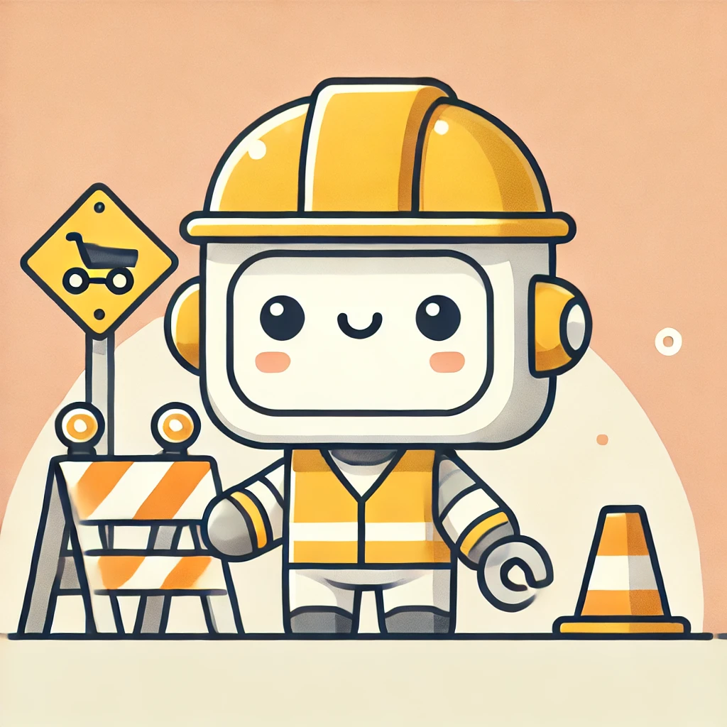 Cute Construction Robot